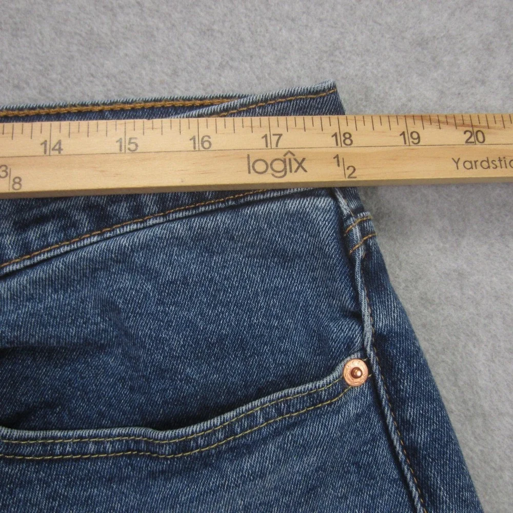 Levis 505 Mens Jeans 34x30 (Tag 36x30)‎ Blue Straight Leg Classic Fit Denim
